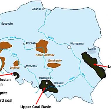 Zasoby przemysłowe węgla kamiennego w Polsce