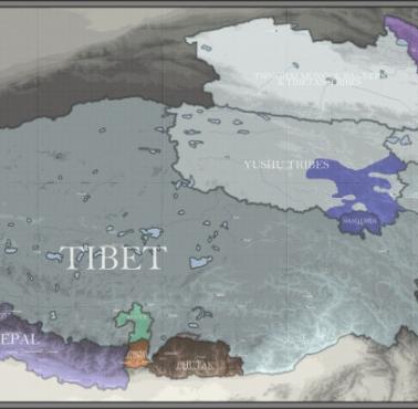 Tybet i państwa ościenne w 1930 roku