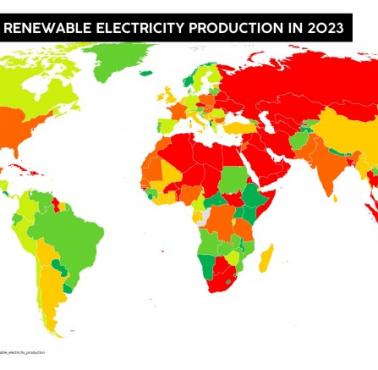 Odsetek energii elektrycznej wyprodukowanej z odnawialnych źródłach energii, 2023
