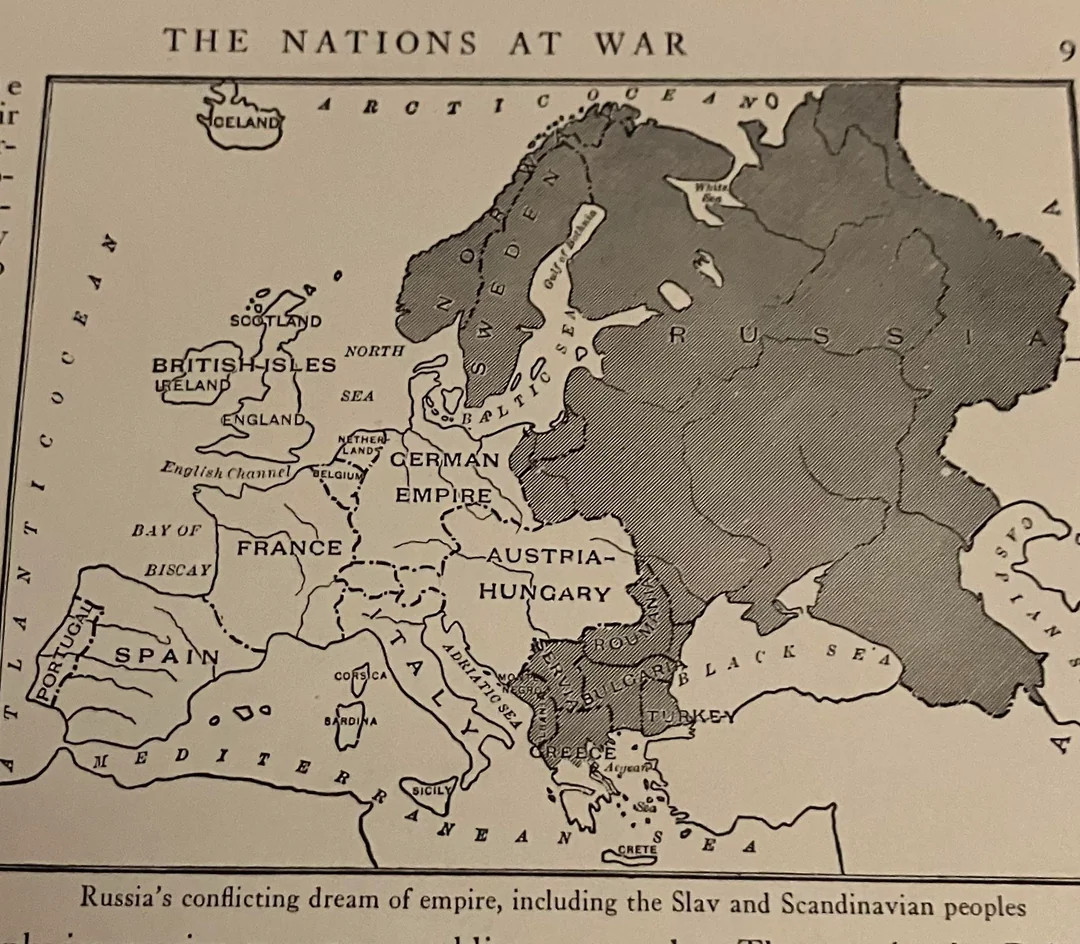 Rosyjskie plany podziału Europy po zwycięstwie ententy w I wojnie światowej