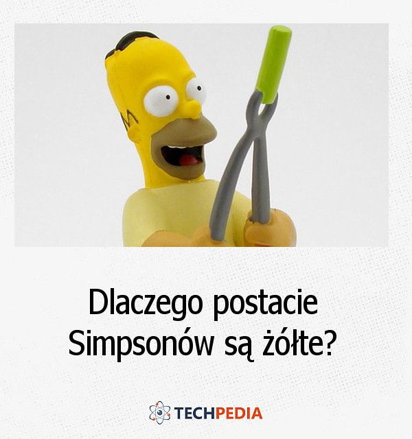 Dlaczego postacie Simpsonów są żółte?