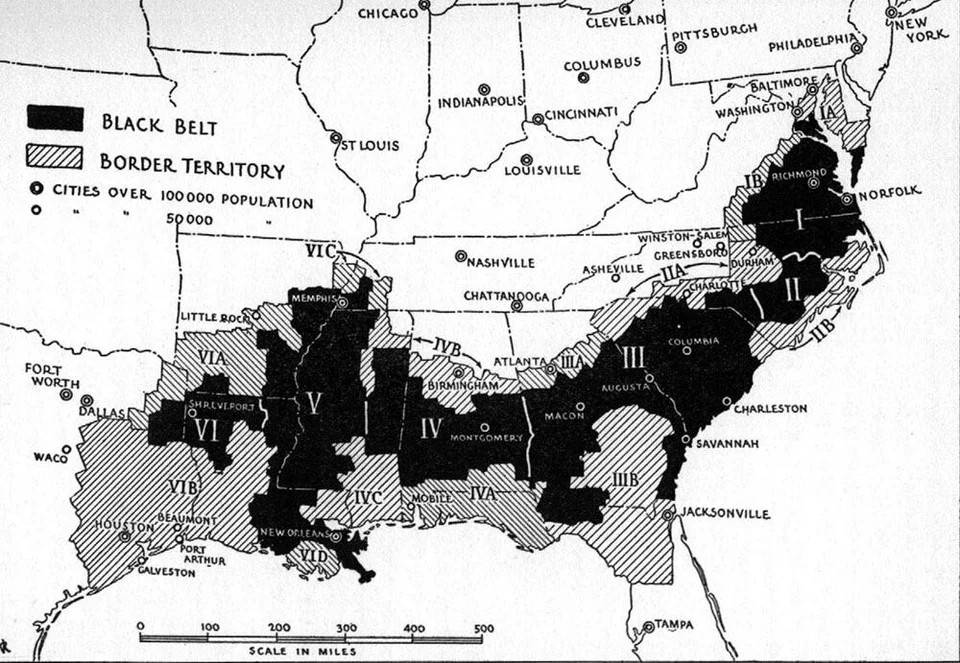 Czarny komunista Harry Haywood postulował stworzenie w USA w 1948 roku „Black Belt Republic” (Republiki Czarnego Pasa)