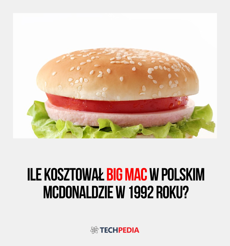 Ile kosztował Big Mac w polskim McDonaldzie w 1992 roku?