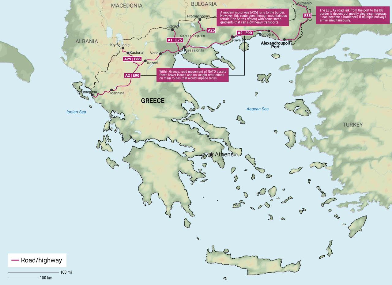 Problemy infrastrukturalne Grecji dla NATO (Delphi Global)