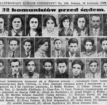 32 komunistów przed sądem II RP, 1932