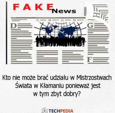 Kto nie może brać udziału w Mistrzostwach Świata w Kłamaniu ponieważ jest w tym zbyt dobry?