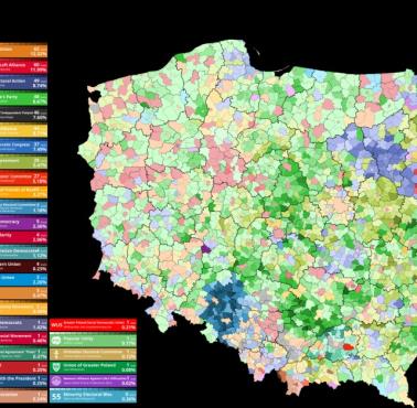 Pierwsze wybory po upadku PRL-u w 1991 r. W wyborach wzięło udział ponad 100 partii, organizacji i komitetów