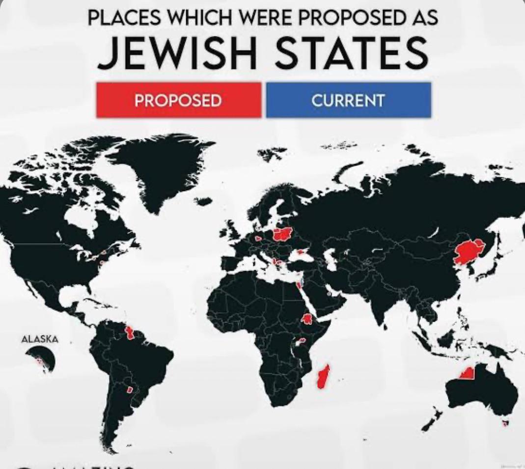 Miejsca, które proponowano jako Izrael