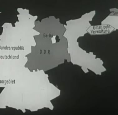 1959 Niemiecka publiczna audycja telewizyjna poświęcona mapie Niemiec