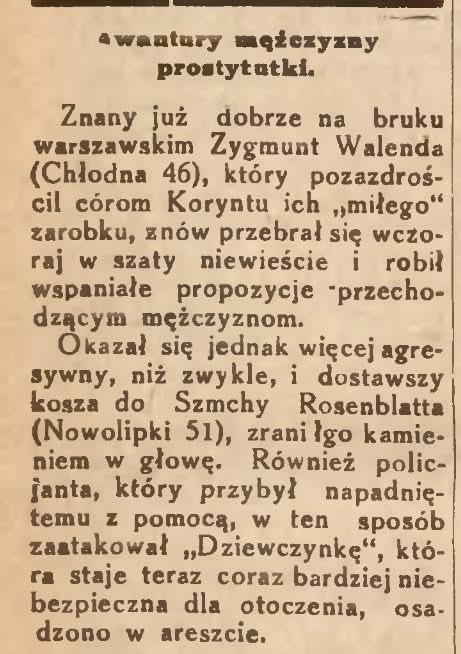 RODO w II RP,  „Ostatnie Wiadomości Krakowskie” 1932