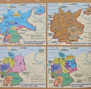 Zmiana granic Niemiec na przestrzeni w latach 1920-1990