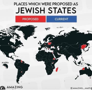 Propozycje lokalizacji państwa żydowskiego