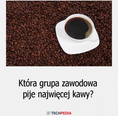 Która grupa zawodowa pije najwięcej kawy?