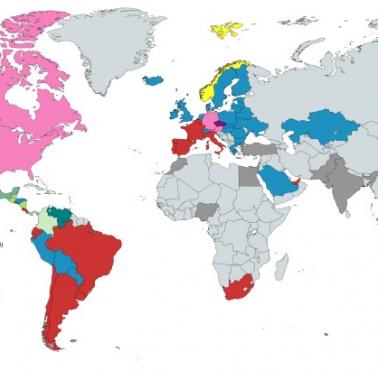 Najczęściej odtwarzana piosenka świąteczna w serwisie Spotify według krajów w dniu 24 grudnia 2025 r.