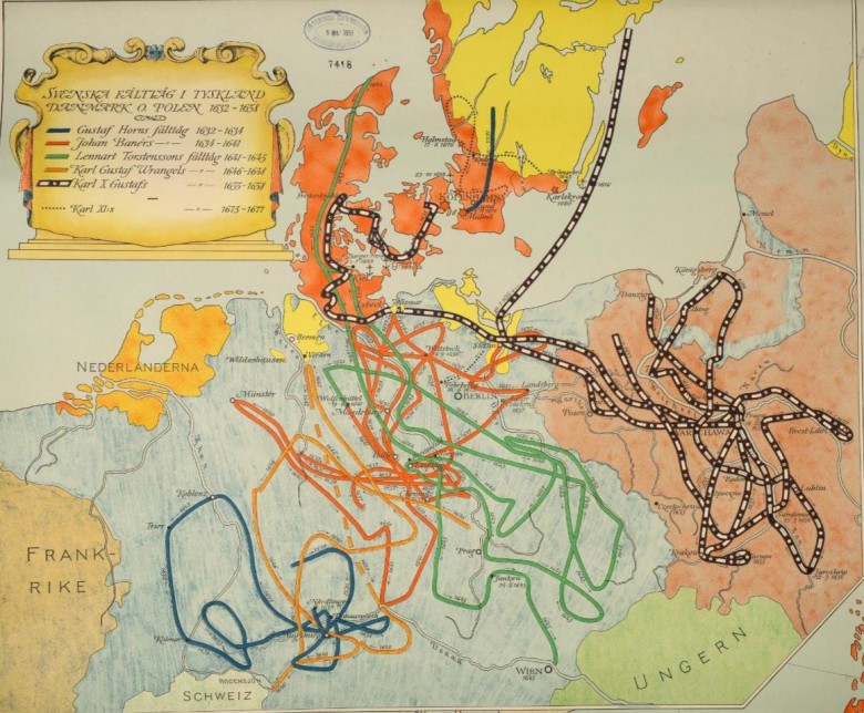 Kampanie szwedzkie w Niemczech, Danii i Polsce 1632-1658