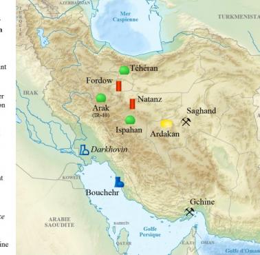 Irańskie obiekty nuklearne