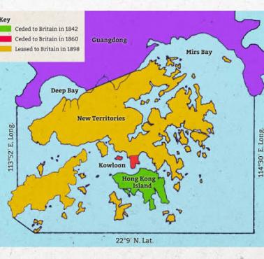 Hongkong - chiński specjalny region administracyjny pod okupacją brytyjską