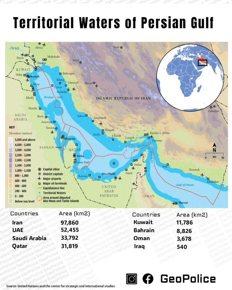 Wody terytorialne Zatoki Perskiej