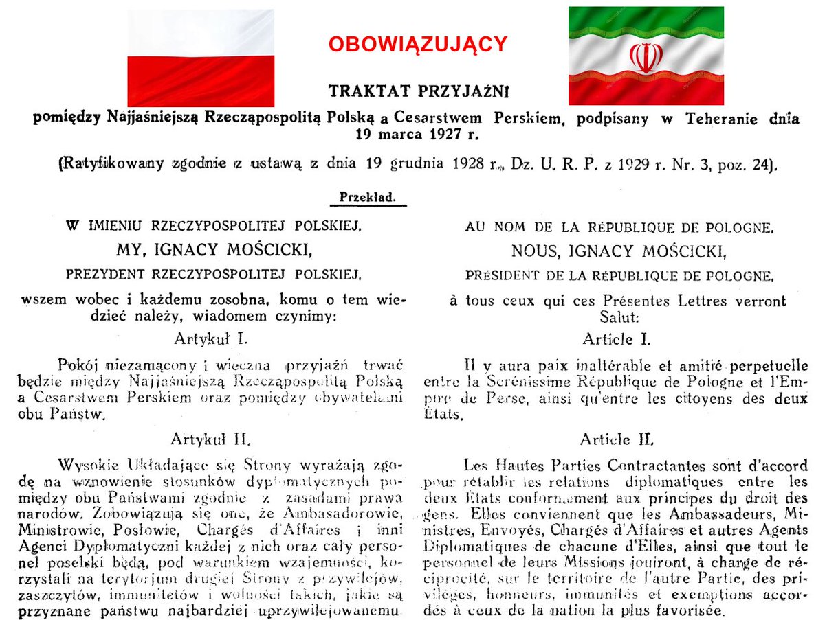 Traktat przyjaźni II RP z Iranem z 1927