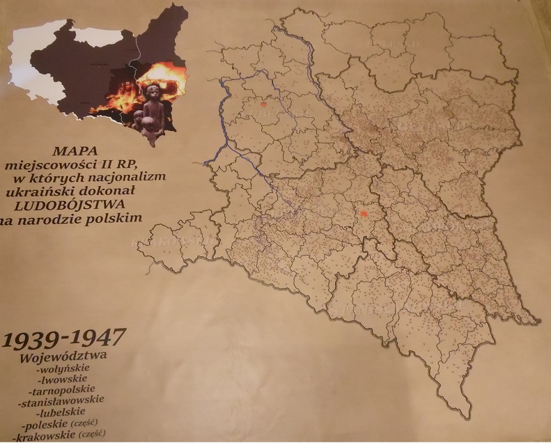 4500 miejsc, w których mordercy z OUN-UPA SSGalizien w 1939-47 dokonali ludobójstwo Polaków