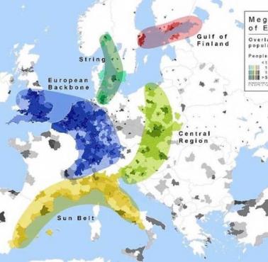 Megaregiony w Europie