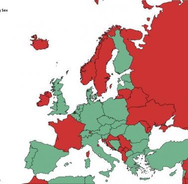 Płacenie za seks w krajach europejskich, stan prawny 2020