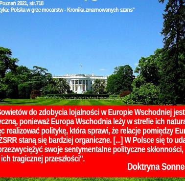 Jedyna amerykańska doktryna dotycząca Polski i Europy Środkowej - Doktryna Sonnenfeldta