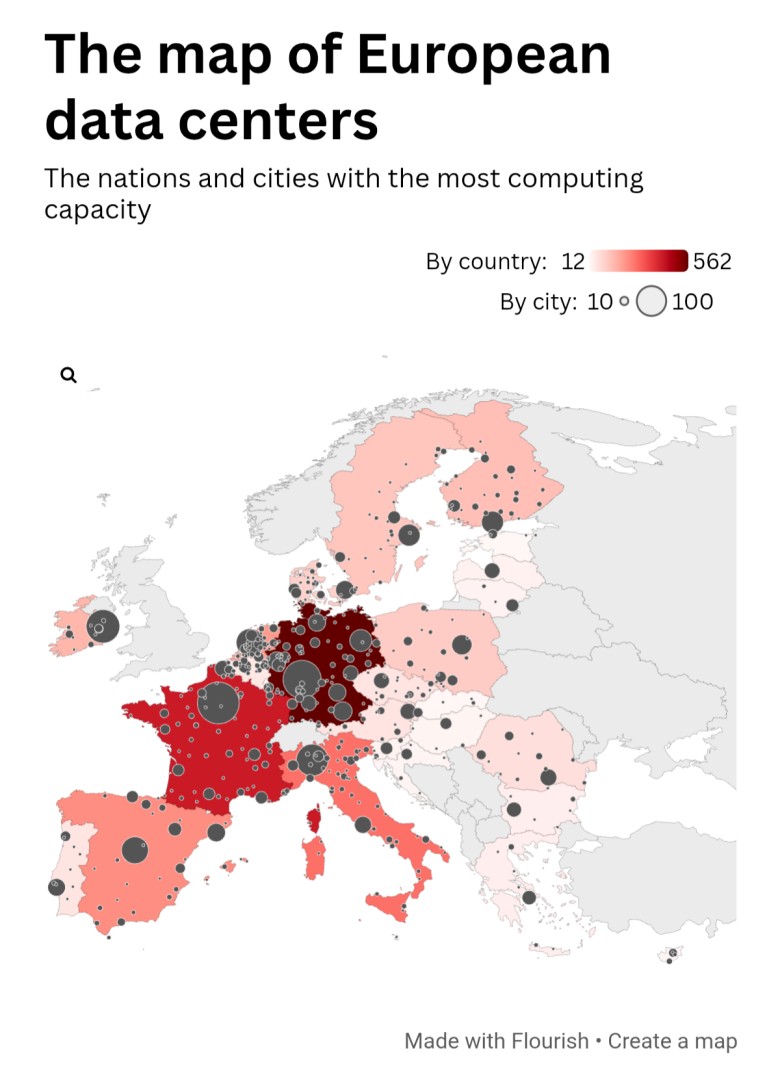 Gdzie w Europie buduje się centra danych (chmura/AI..)?, 2026