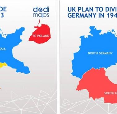 Plany USA i Wielkiej Brytanii dotyczące podziału Niemiec w 1943 r.