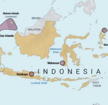 Strategiczne lokalizacje wojskowe Indonezji