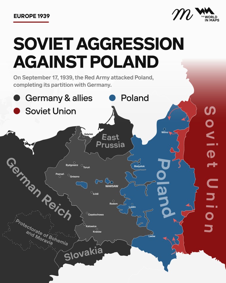 17 września 1939 Rosja weszła do II wojny po stronie Hitlera