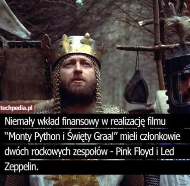 Niemały wkład finansowy w realizację filmu “Monty Python i Święty Graal” mieli członkowie dwóch rockowych zespołów ...