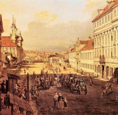 Bernardo Bellotto, Ulica Długa, 1777, olej na płótnie, Zamek Królewski w Warszawie