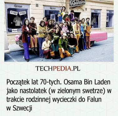 Osama Bin Laden podczas wycieczki do Szwecji