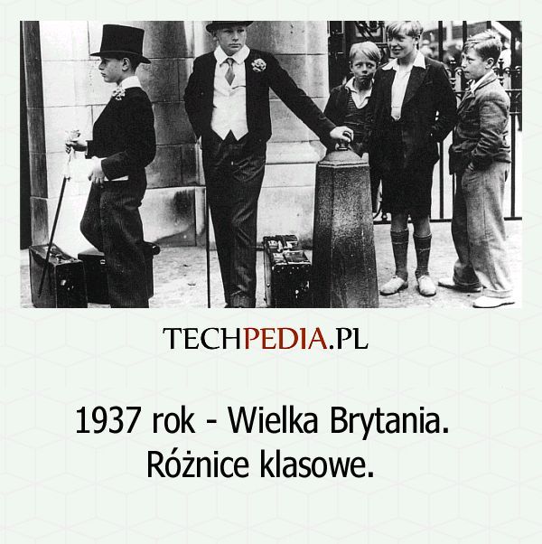 1937 rok - Wielka Brytania. Różnice klasowe