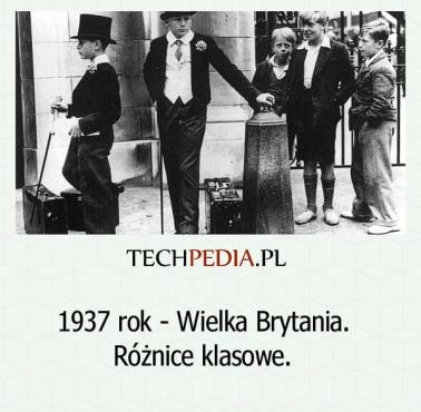 1937 rok - Wielka Brytania. Różnice klasowe