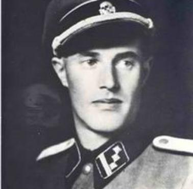 SS-Hauptsturmführer Franz Novak - prawa ręka Eichmanna, słynny "Zawiadowca Śmierci" czyli Koordynator Transportów do ...