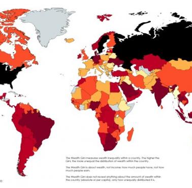 Nierówności majątkowe na całym świecie