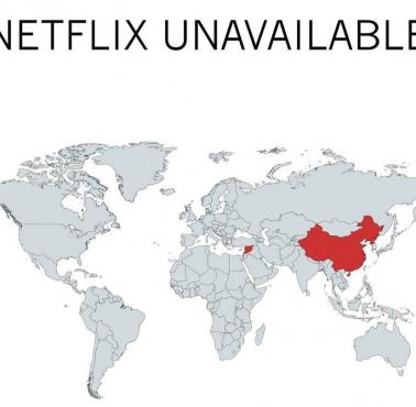 Kraje, w których nie jest dostępny serwis Netflix, 2021
