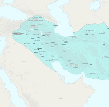 Królestwo Partów - państwo na terenie starożytnego Iranu, rządzone przez dynastię Arsacydów - Mithridates II (124-91 r. p.n.e.)