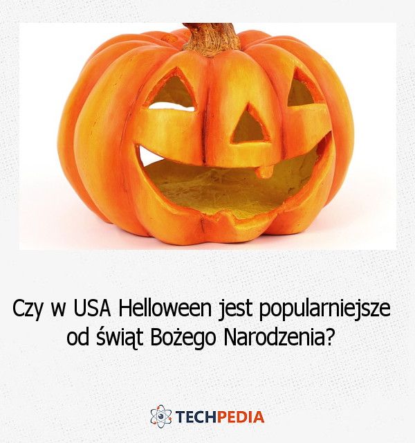 Czy w USA Helloween jest popularniejsze od świąt Bożego Narodzenia?