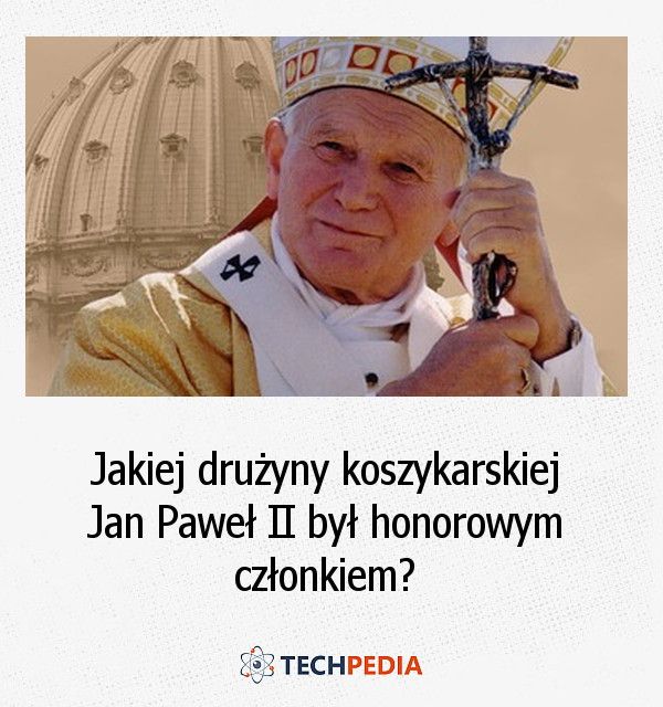 Jakiej drużyny koszykarskiej Jan Paweł II był honorowym członkiem?