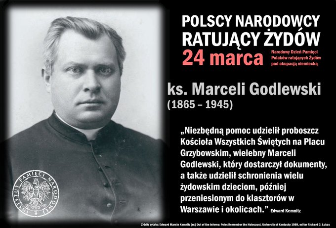 Wraz z Śp.Ks.Marcelim Godlewskim Duszpasterstwo Żydów Katolików w Getcie Warszawskim prowadził Śp.Ks.Antoni Czarnecki
