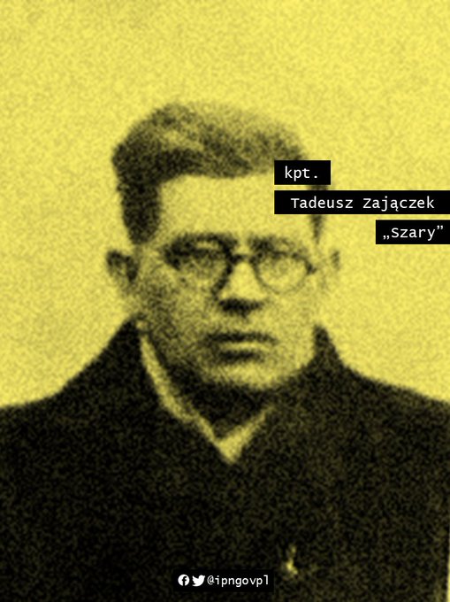 Kpt.NSZ Tadeusz Zajączek Szary ujawnił się przed kaliską UB 23 III 1946