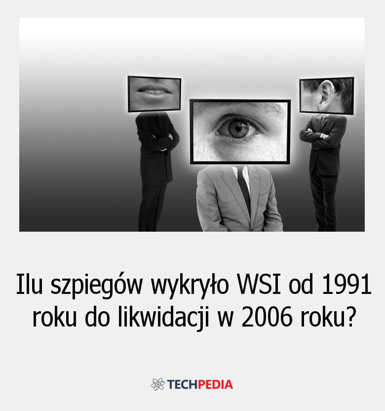 Ilu szpiegów wykryło WSI od 1991 roku do likwidacji w 2006 roku?