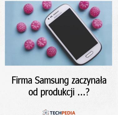 Czym Samsung zajmował się na początku działalności?
