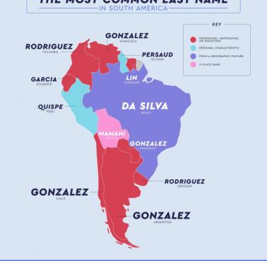 Najpopularniejsze nazwisko w Ameryce Południowej