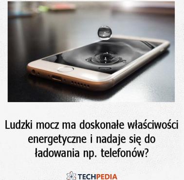 Czy ludzki mocz ma właściwości energetyczne i nadaje się do ładowania np. telefonów?