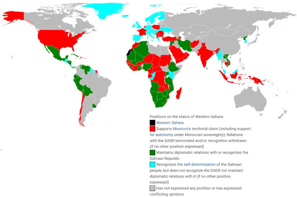 Które państwa wspierają Maroko w roszczeniach odnośnie Sahary Zachodniej