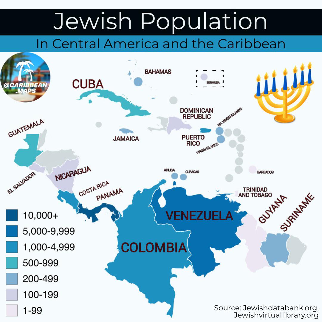 Ludność żydowska w Ameryce Środkowej i na Karaibach